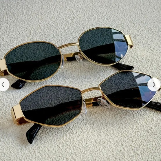 Women'S Fashion Eyeglass Frames - Gafas de Sol Redondas de Metal