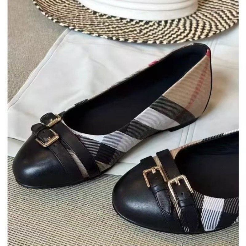 Women'S Fashion Spring Summer 2026 - Zapatos Planos de Moda Estilo Retro