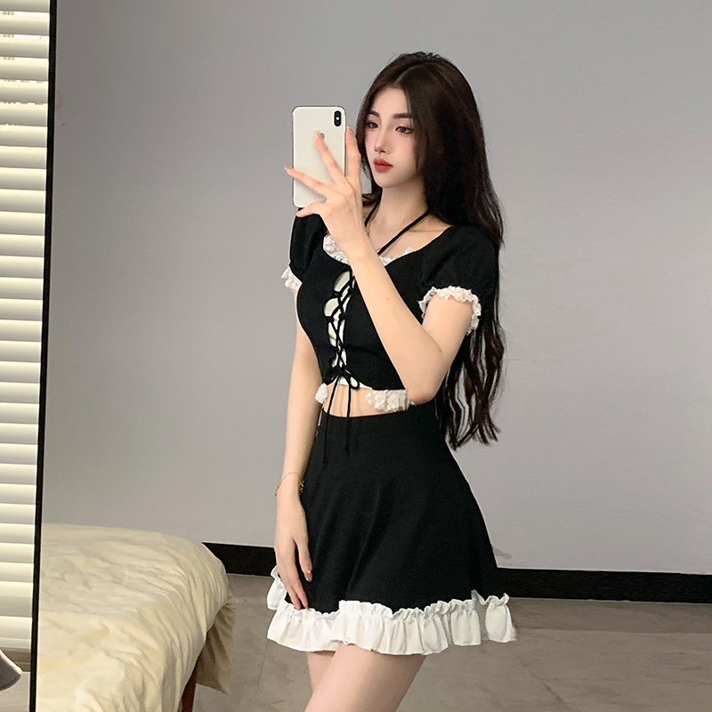 Women Fashion Korean - Traje de Baño de Dos Piezas