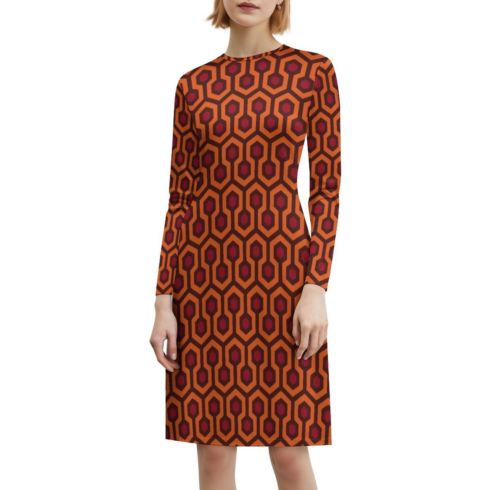 Women Fashion Gown - Overlook Pattern Boho Chic vestido elegante