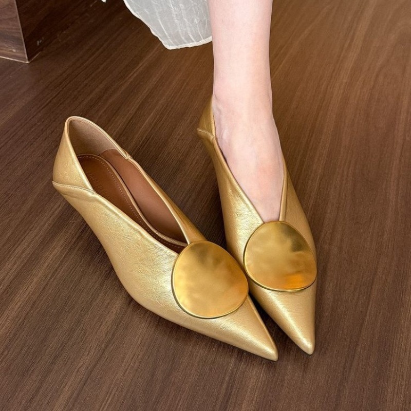 Women Fashion Heels - 2025 Primavera Verano calzado con punta