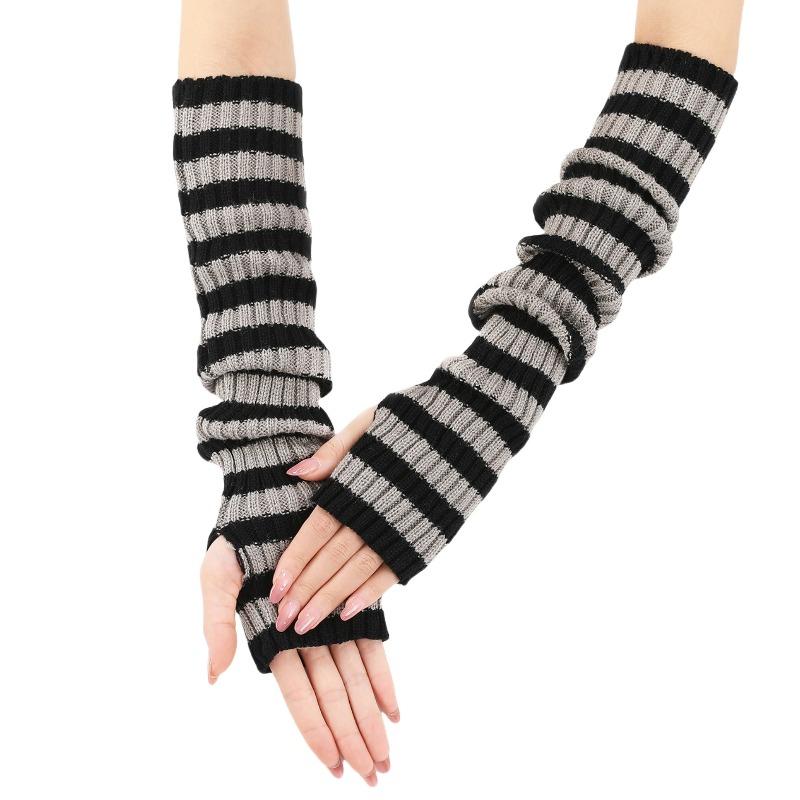 Women'S Fashion Gloves - Botvotee-calentadores de brazo para mujer, mangas