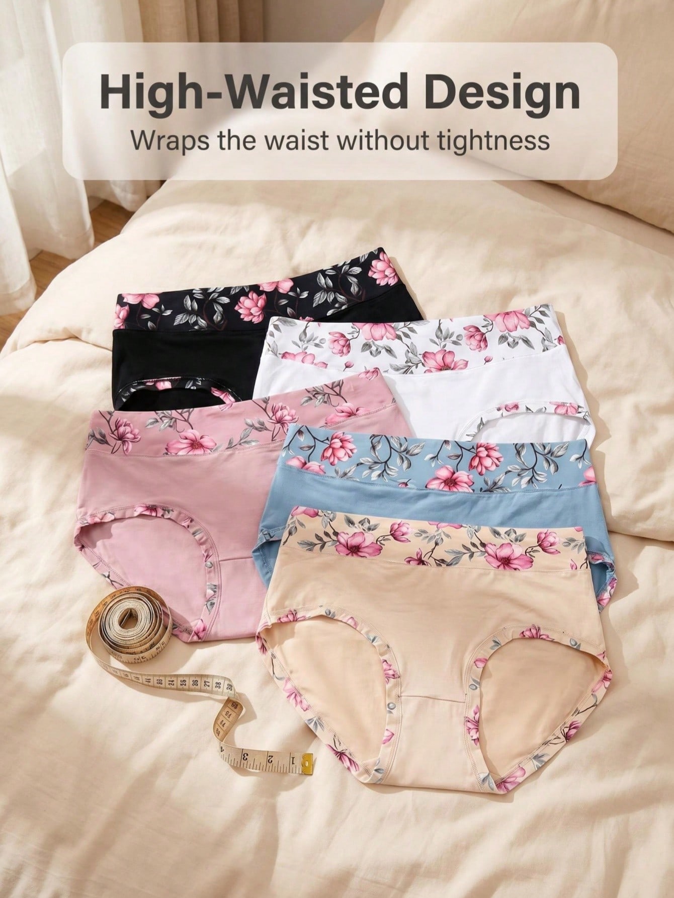Trend Women Fashion - 5 uds. de bragas con estampado