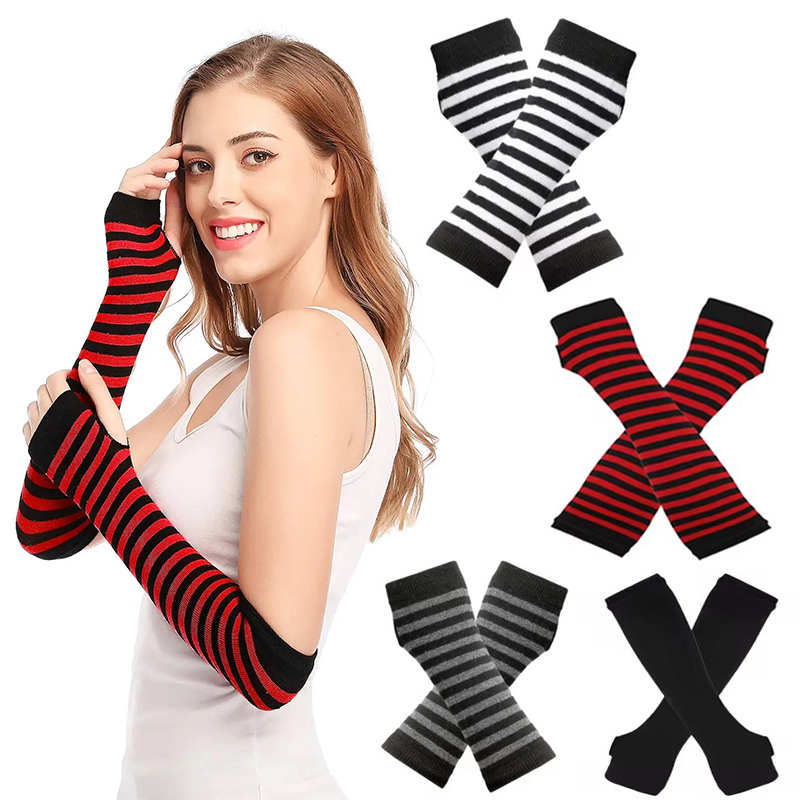 Women'S Fashion Gloves - Guantes Largos de Punto para Mujer,