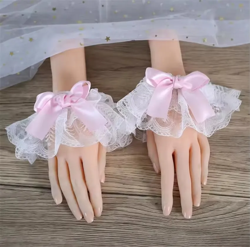 Women'S Fashion Gloves - Guantes japoneses con lazo Multicolor para
