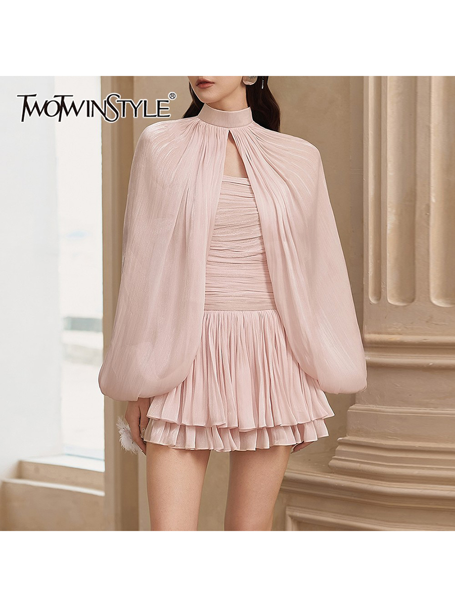 Ruched Dress Mini - Conjunto de Dos Piezas TWOTWINSTYLE con