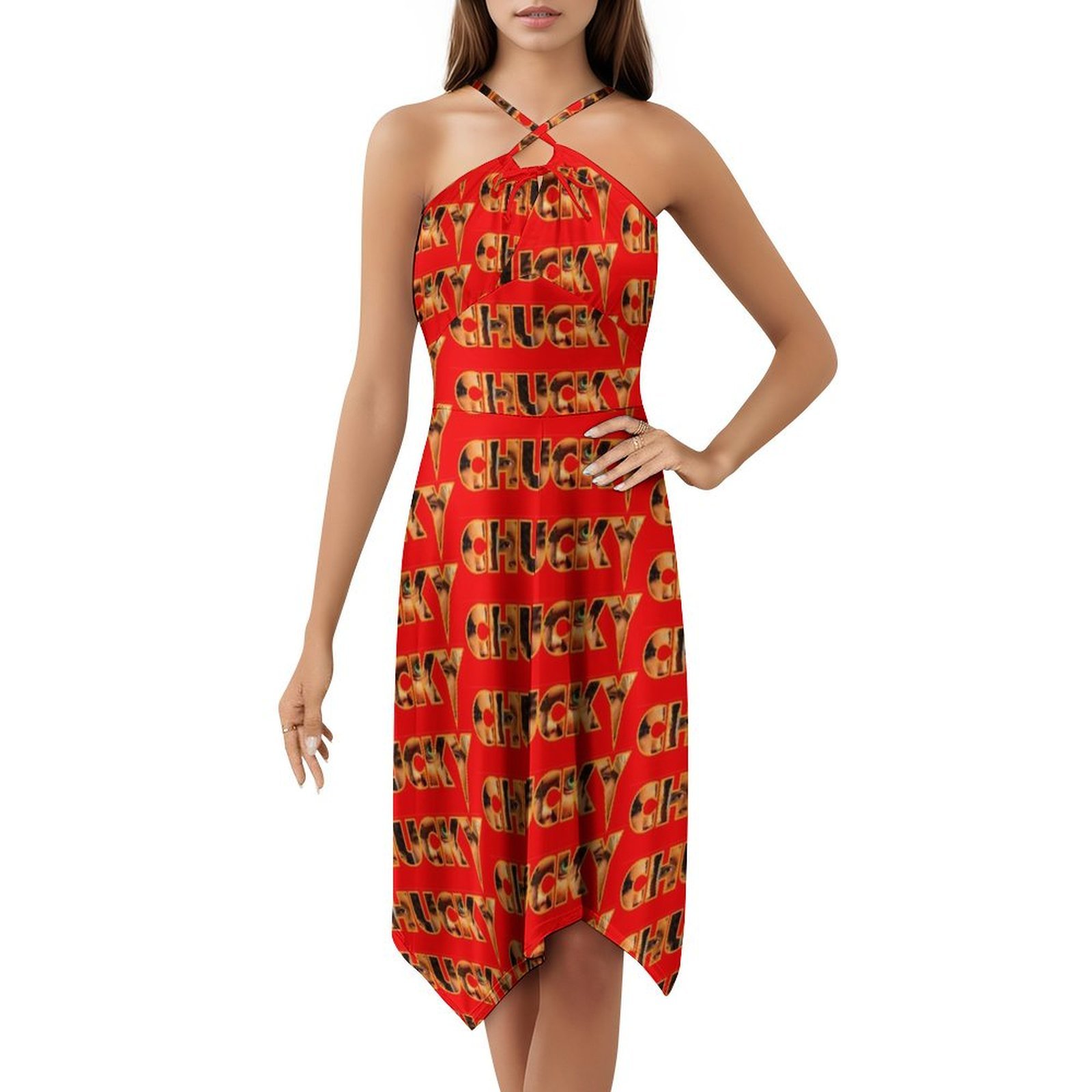 Smocked Dress Women - Chucky 2021 bloque de título vestido