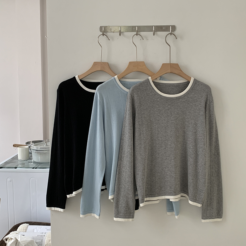 Trend Women Fashion - Camisa de Manga Larga con Cuello