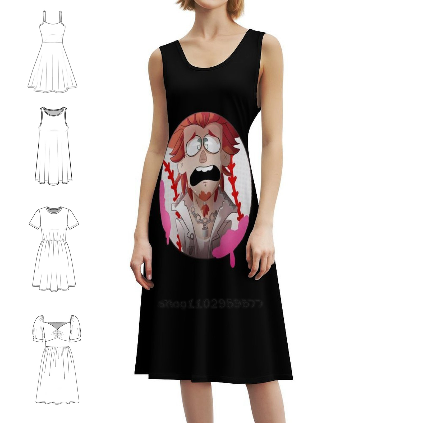 Women Fashion Gown - Leon Kuwata Boho Chic vestido elegante