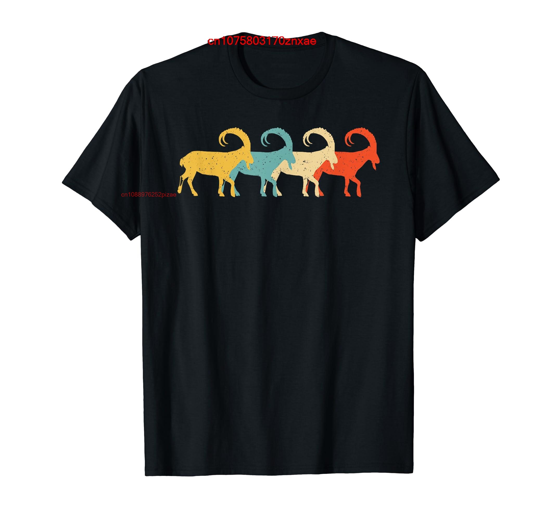 Women'S Fashion Of The 60S - 100% algodón Markhor Vintage Retro Goat