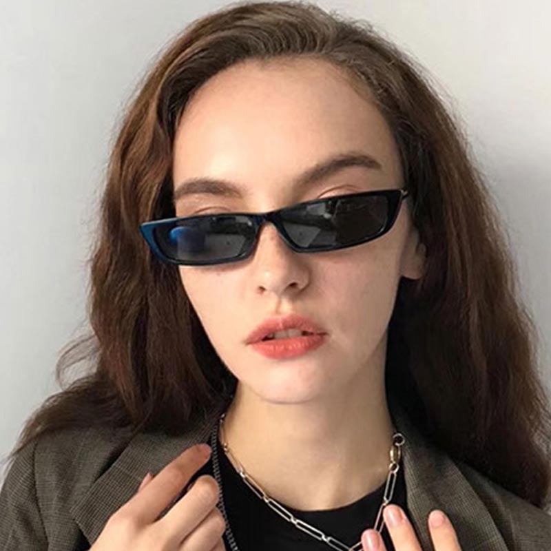 Women'S Fashion Eyeglass Frames - Gafas de Sol Rectangulares Pequeñas de