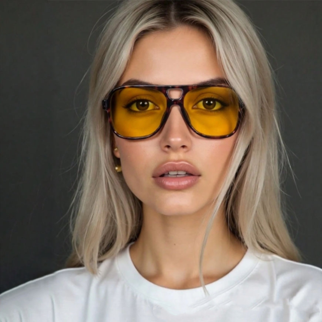 Women'S Fashion Eyeglass Frames - Nuevas Gafas de Sol de Piloto
