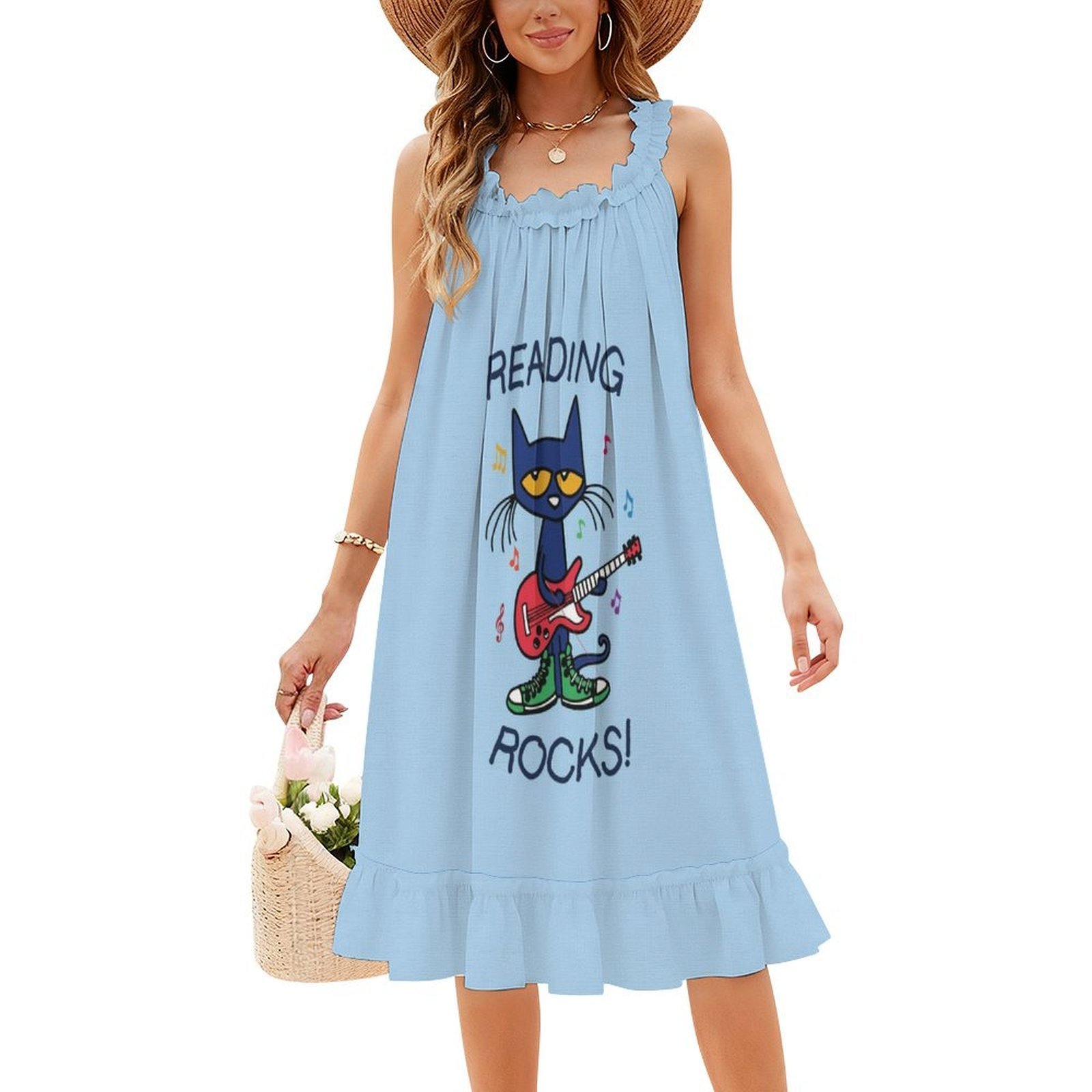 Women Fashion Gown - ¡Lectura de rocas! Vestido bohemio elegante,