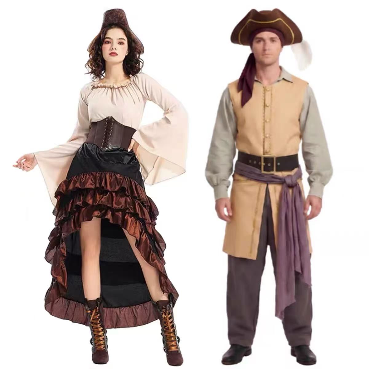 Belted Shirt Dress - Disfraz de Pirata del Capitán Clark
