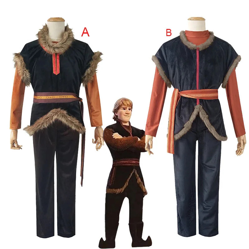 Belted Shirt Dress - Disfraces de Cosplay de Frozen Kristoff,
