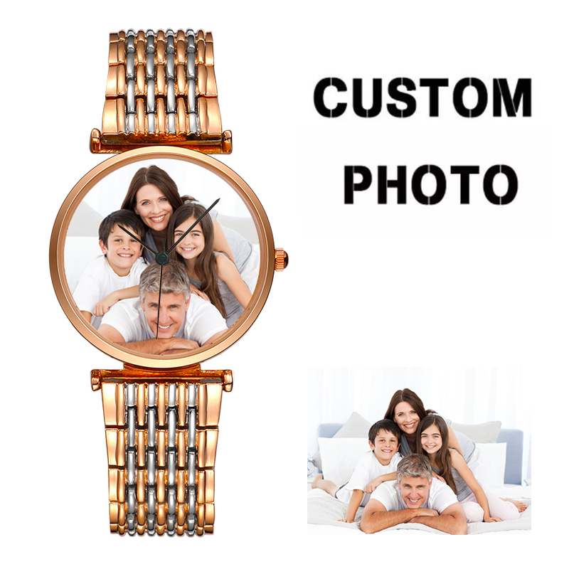 Women Fashion Logo - Reloj de mujer con esfera personalizada,