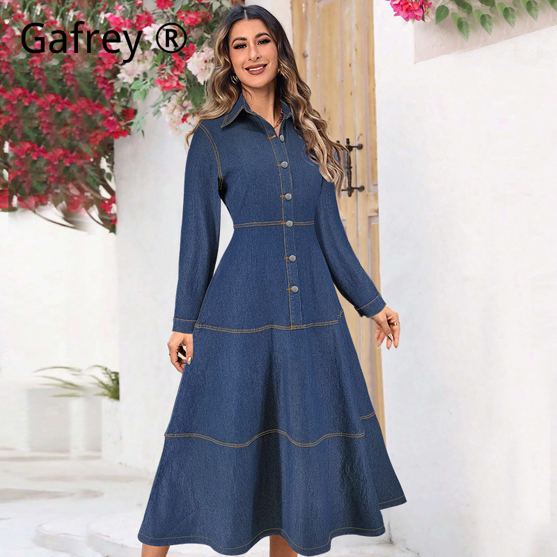 Nuevo Vestido Camisero Vaquero - Belted Shirt Dress reseña y precio