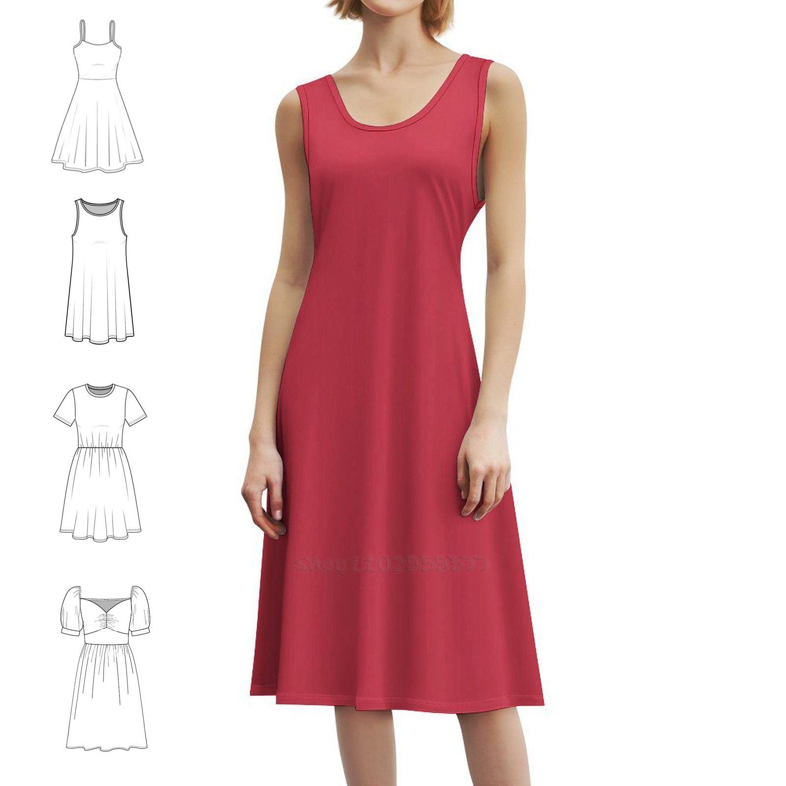Vestido tipo bata Floral de pi - Smocked Dress Women reseña y precio