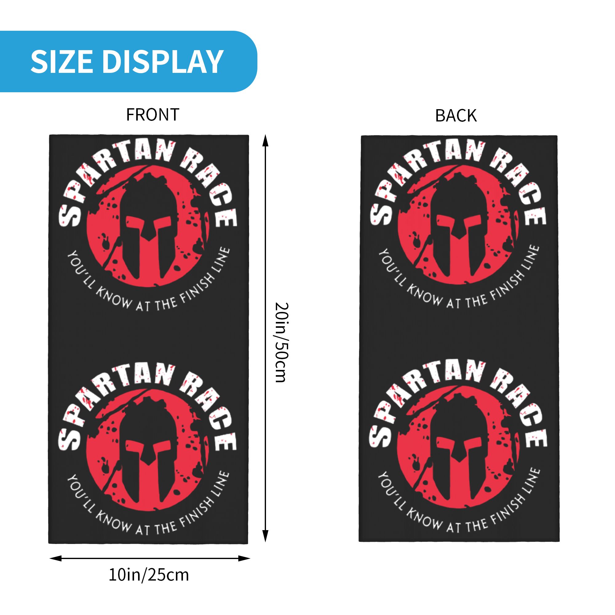 Bandana Grande con Logo de Spa - Women Fashion Logo reseña y precio