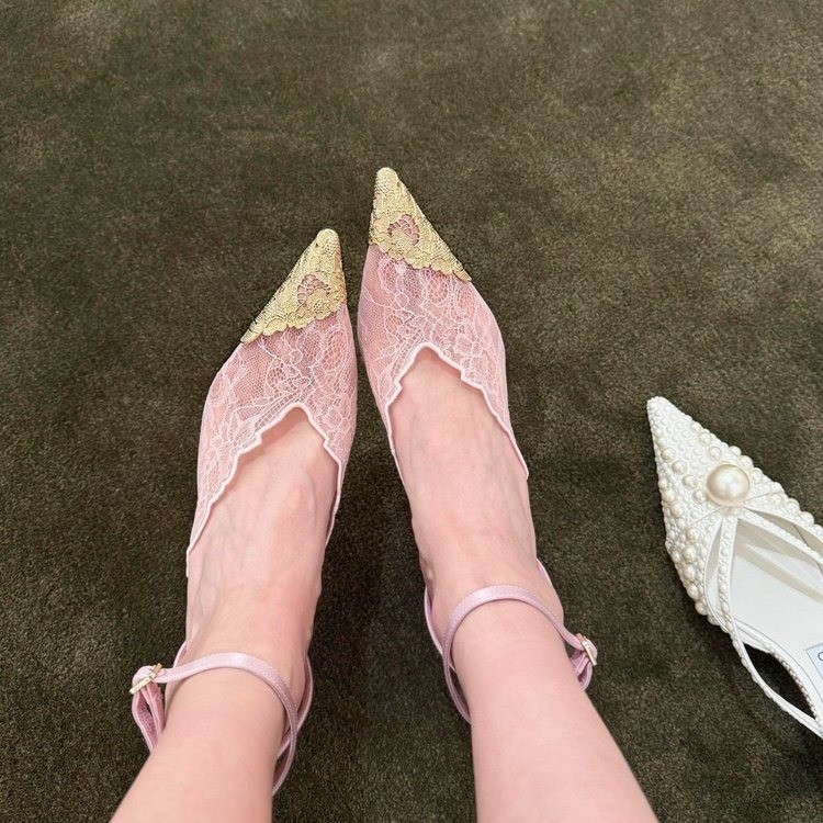 Sandalias de Tacón Alto con Pu - Women Fashion Korean reseña y precio