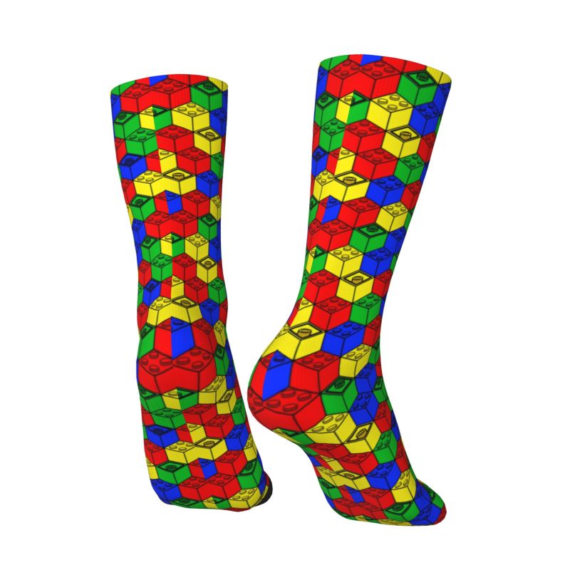 Calcetines de bloques de const - Women Fashion Youtube reseña y precio