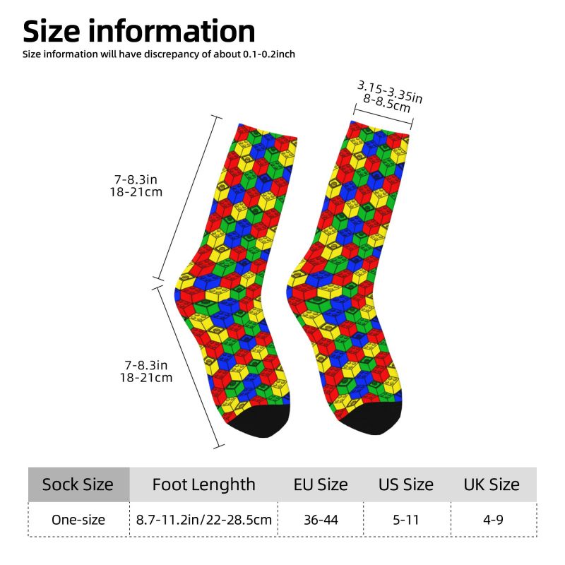 Calcetines de bloques de const - Women Fashion Youtube reseña y precio