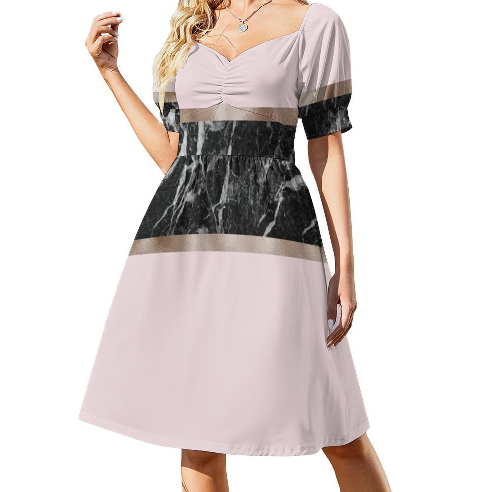 Vestido bohemio elegante con f - Women Fashion Gown reseña y precio