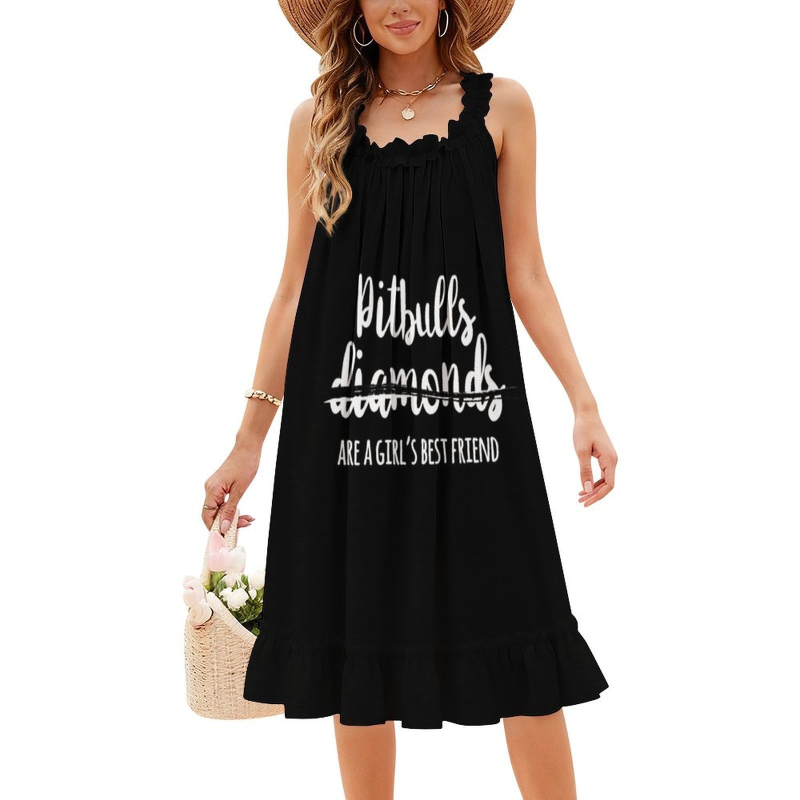 Pitbulls son un mejor amigo de - Smocked Dress Women reseña y precio