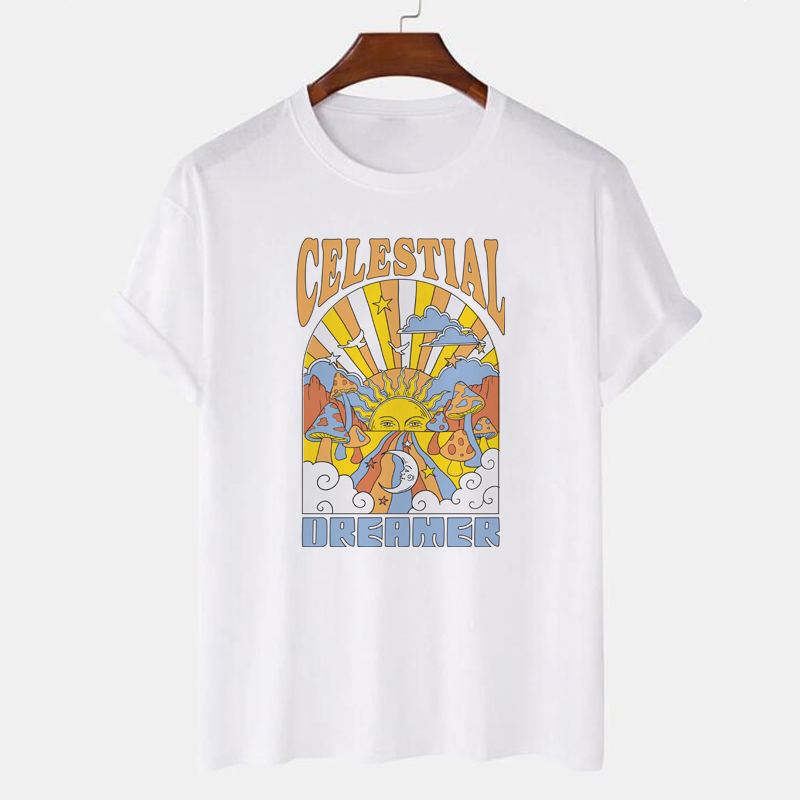 Camiseta con estampado bohemio - Women'S Fashion From The 70S reseña y precio