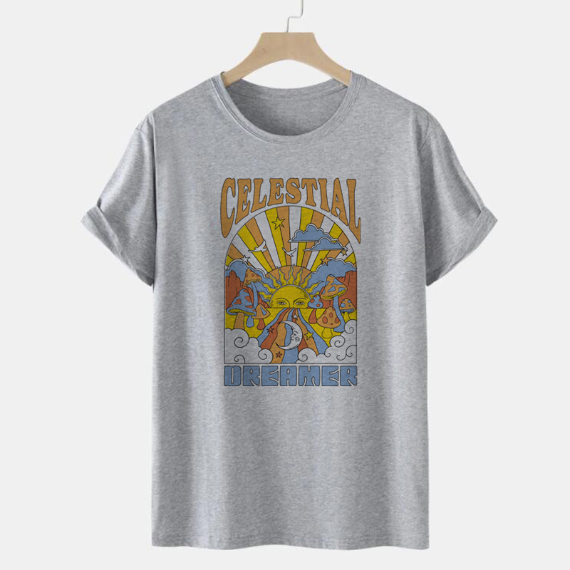 Camiseta con estampado bohemio - Women'S Fashion From The 70S reseña y precio