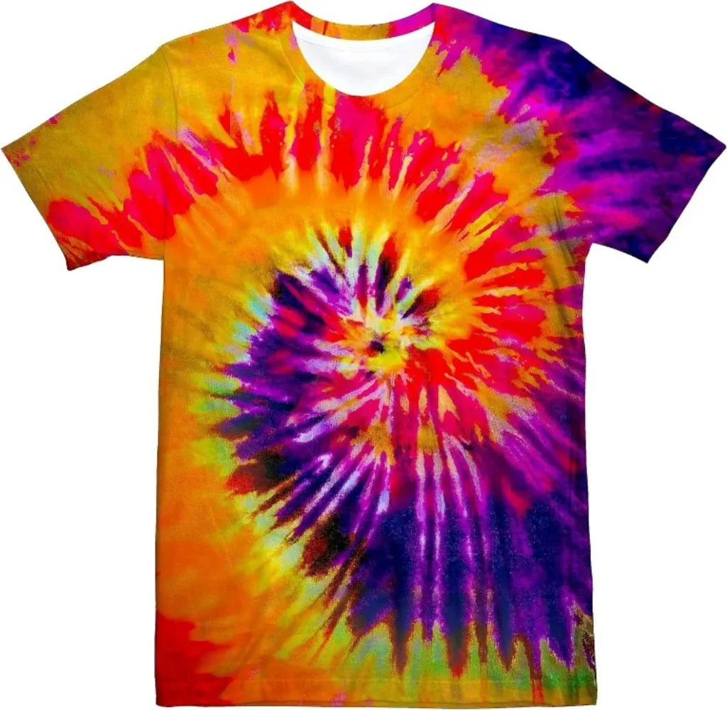 Camiseta Retro Tie Dye Unisex  - Women'S Fashion From The 70S reseña y precio