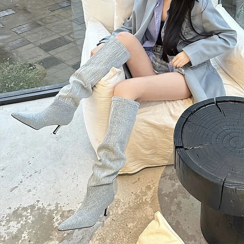 Botines doblados por encima de - Women Fashion Youtube reseña y precio