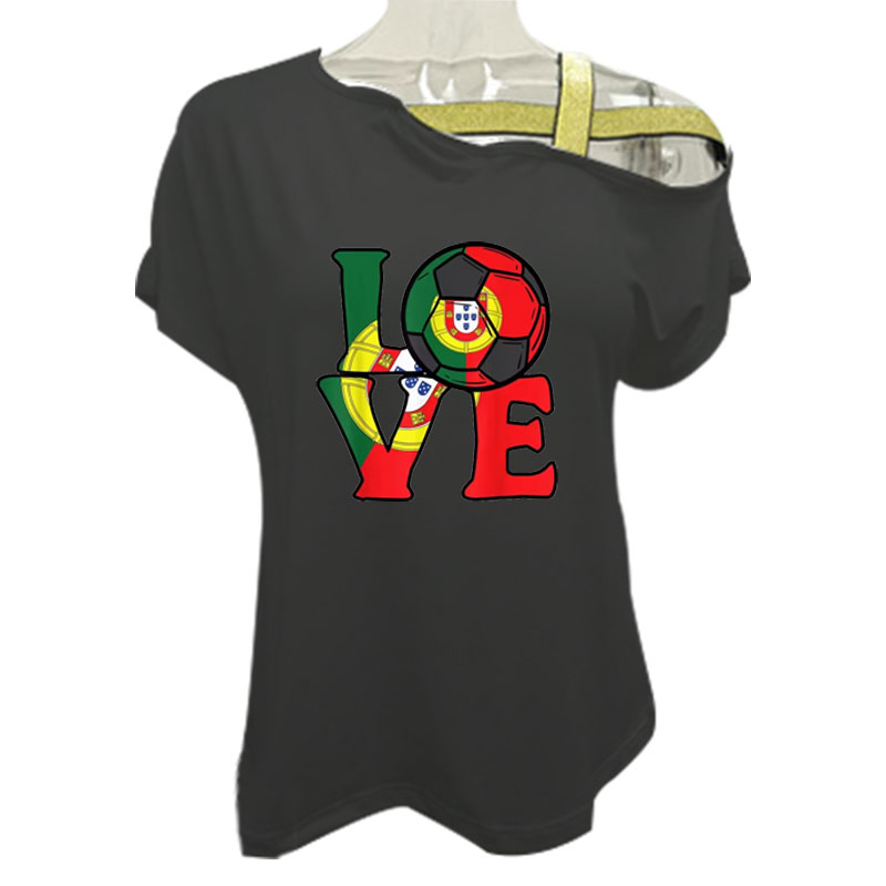 Camiseta holgada con cuello as - Women'S Fashion Portugal reseña y precio
