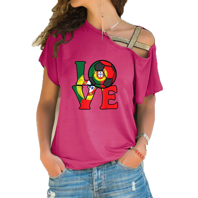 Camiseta holgada con cuello as - Women'S Fashion Portugal reseña y precio