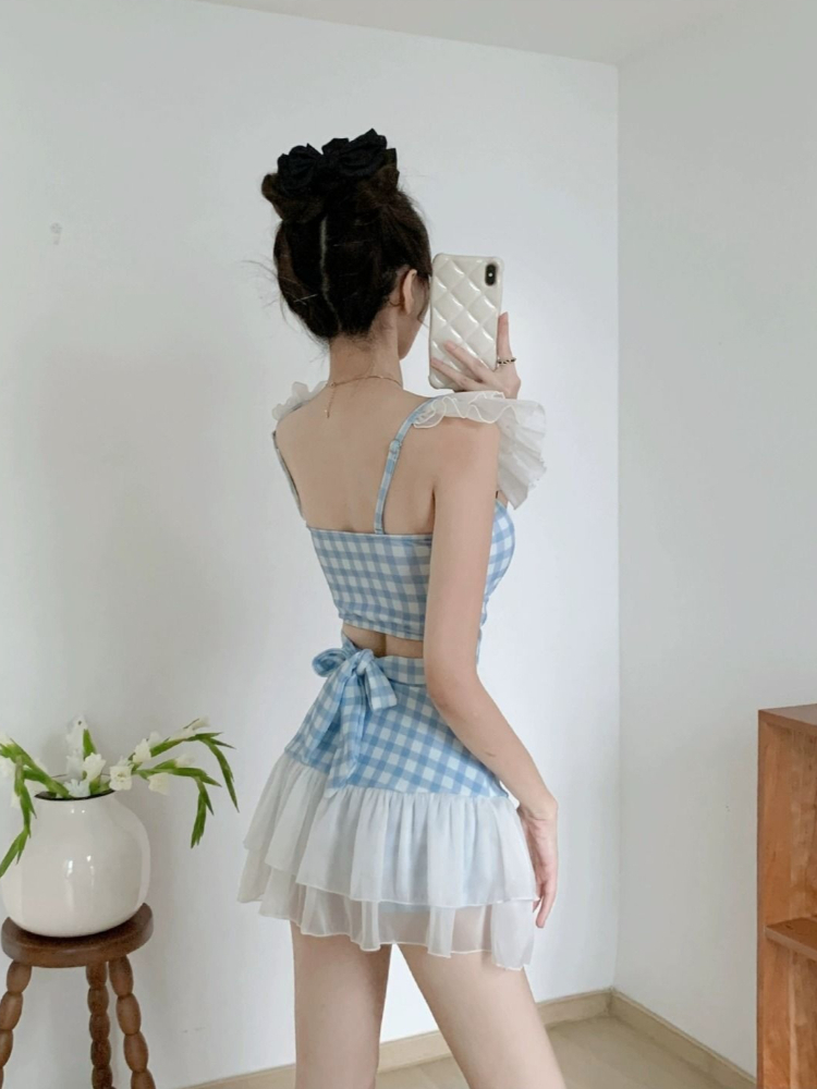 Traje de Baño Halter Reductor  - Women Fashion Korean reseña y precio