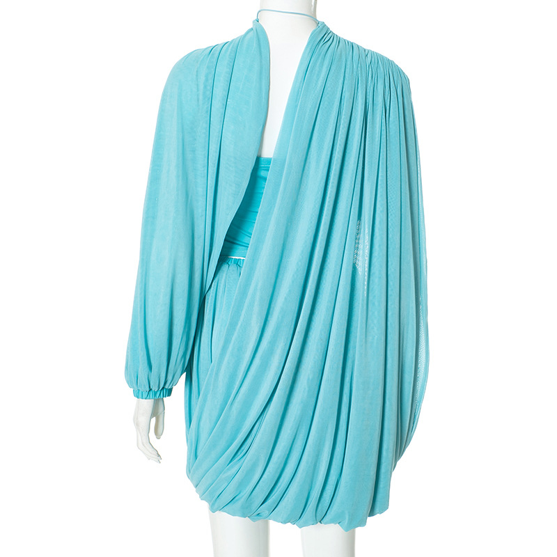 Conjunto elegante de 2 piezas  - Ruched Dress Mini reseña y precio