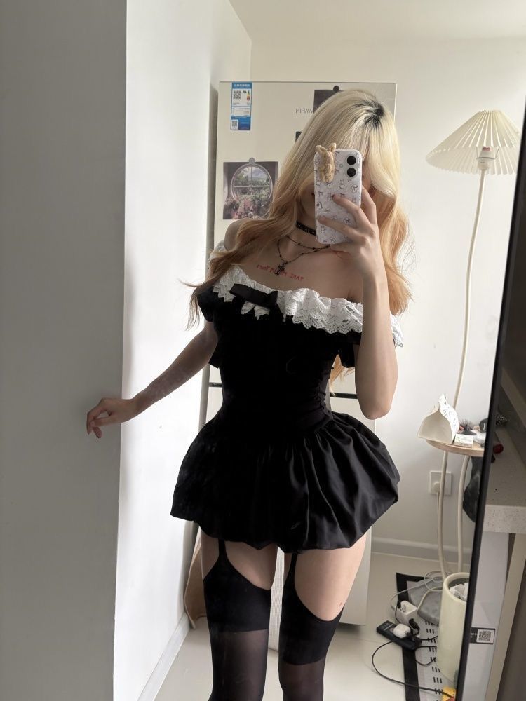 Conjunto de 2 Piezas Coquette  - Ruched Dress Mini reseña y precio