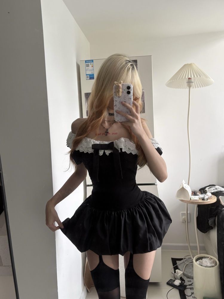 Conjunto de 2 Piezas Coquette  - Ruched Dress Mini reseña y precio