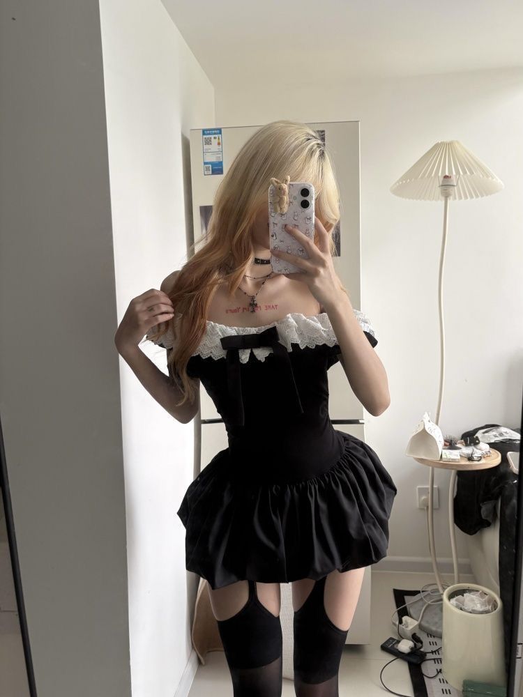 Conjunto de 2 Piezas Coquette  - Ruched Dress Mini reseña y precio