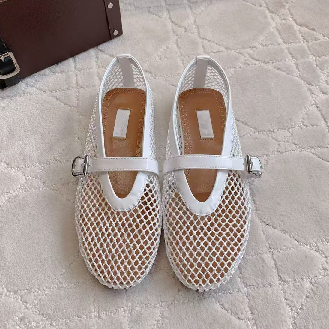 Zapatos Planos de Diseño de Ma - Belted Shirt Dress reseña y precio