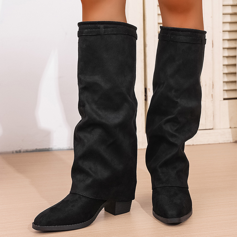 Botas hasta la rodilla de tacó - Women Fashion Youtube reseña y precio