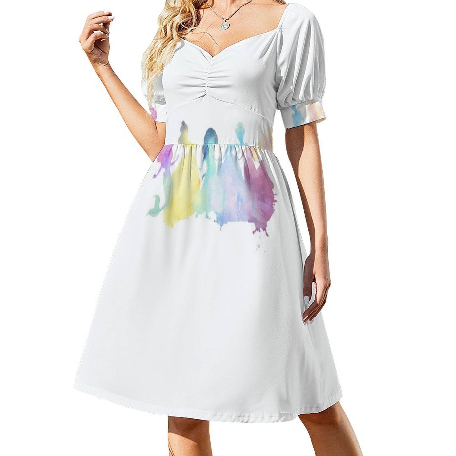 Las colores de las princesas v - Smocked Dress Women reseña y precio