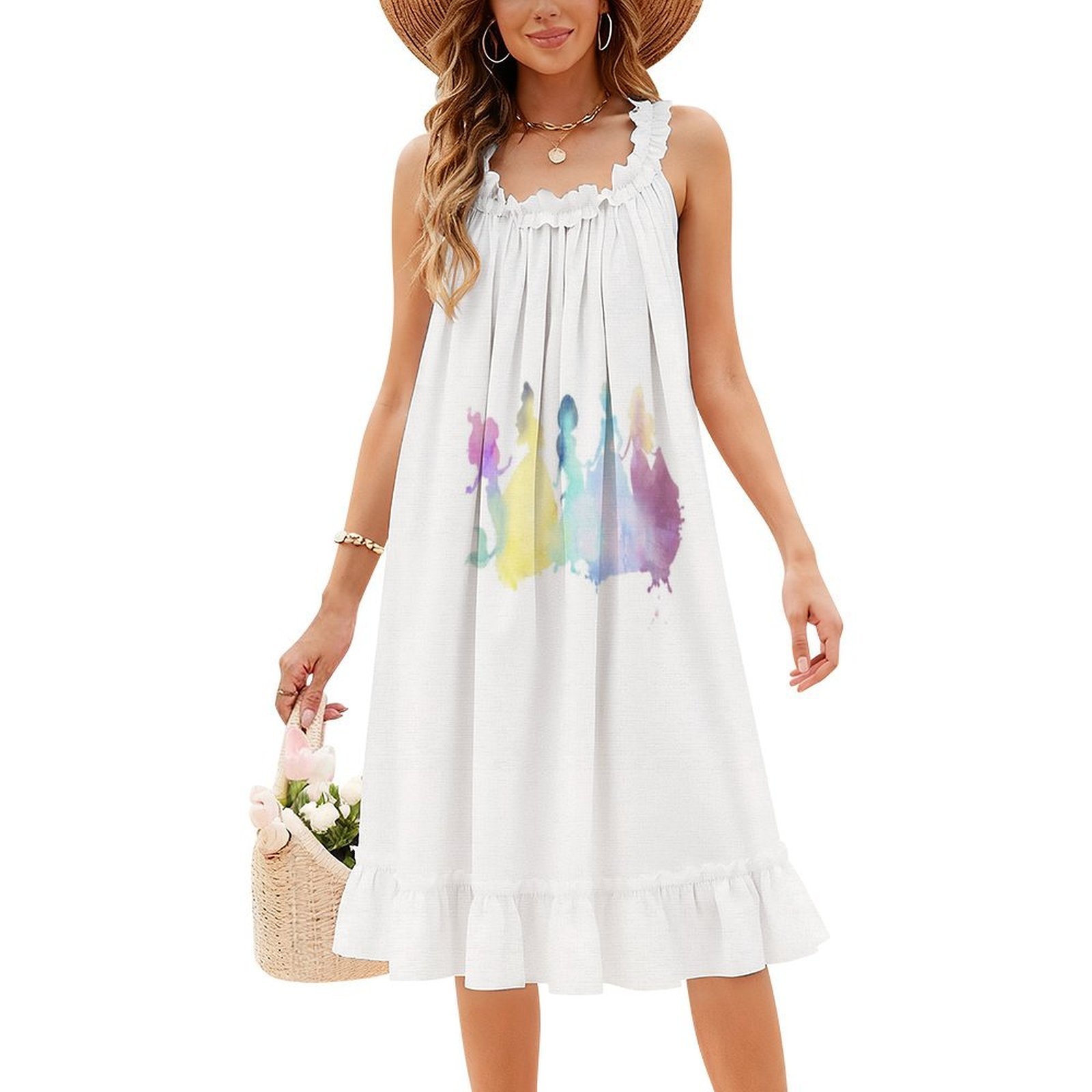 Las colores de las princesas v - Smocked Dress Women reseña y precio