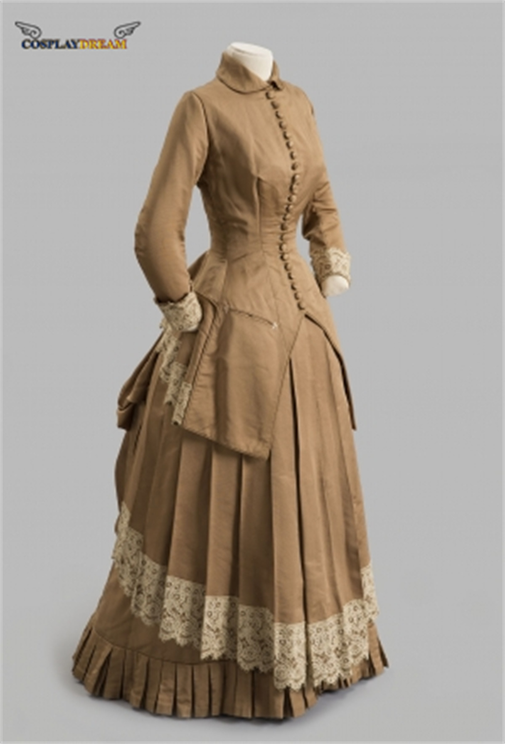 Vestido de moda del siglo XIX, - Women Fashion Gown reseña y precio