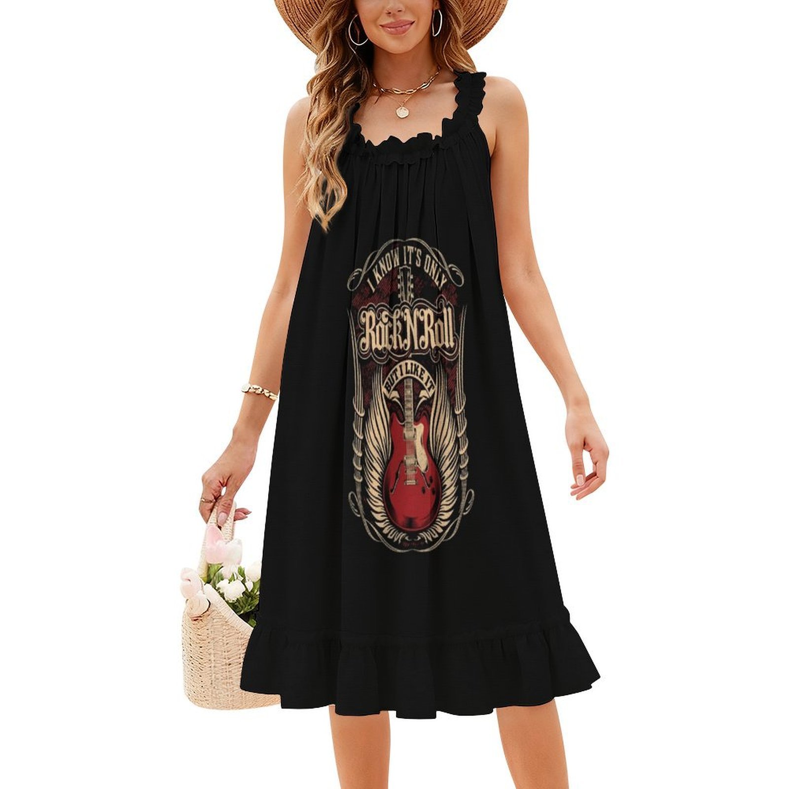 Es y X27; S Only Rock & X27; N - Smocked Dress Women reseña y precio