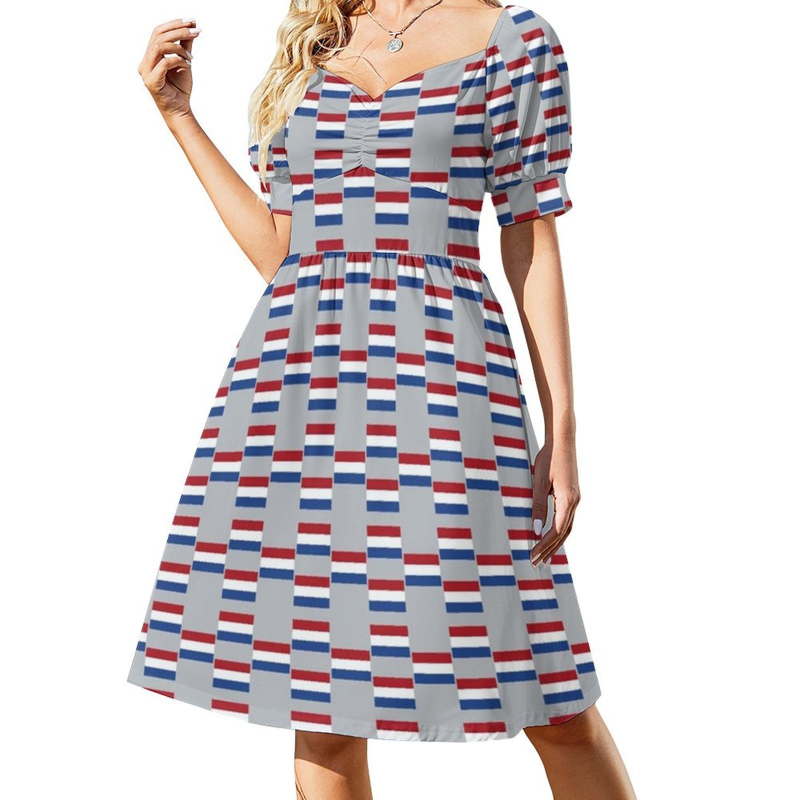 Vestido tipo bata Floral con b - Smocked Dress Women reseña y precio