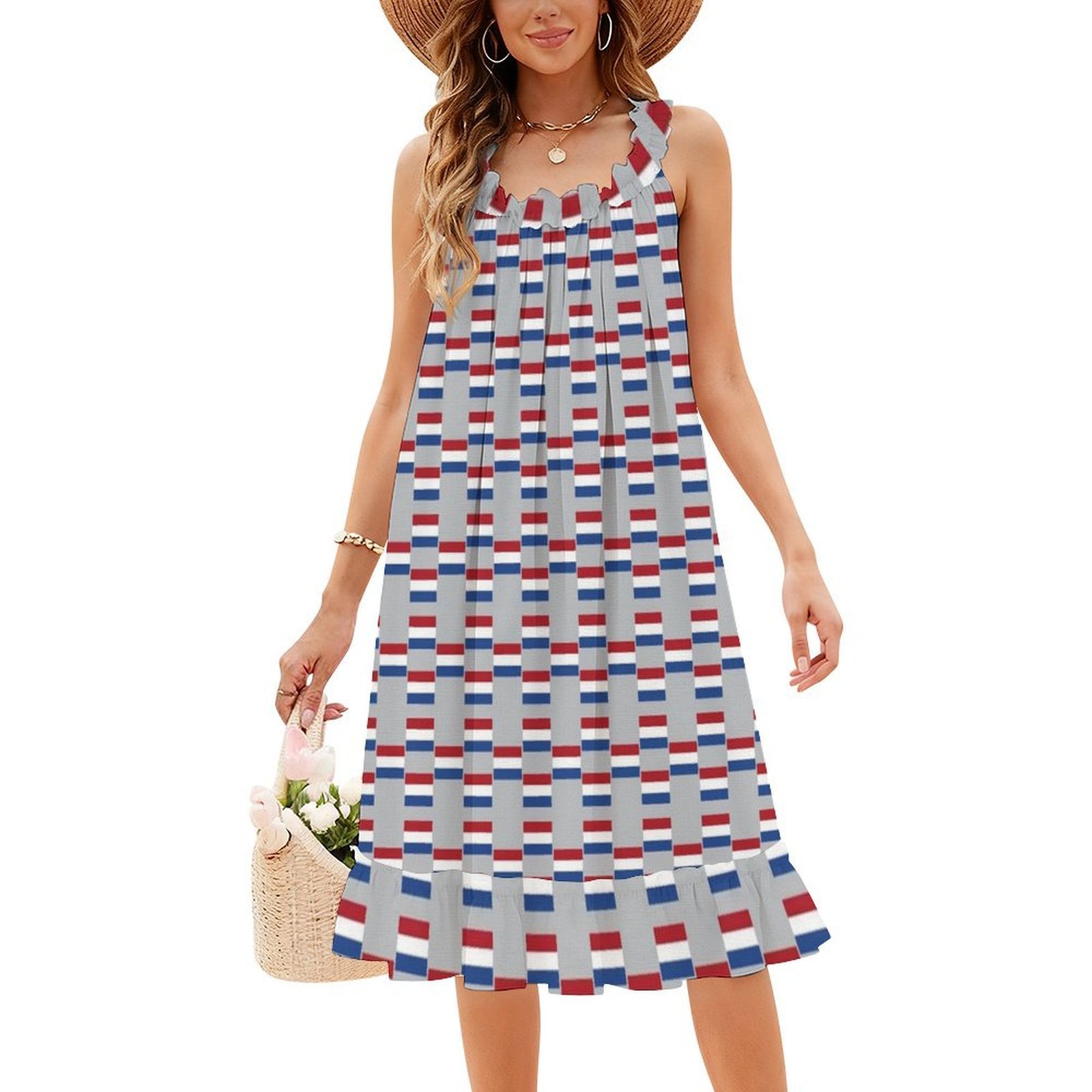 Vestido tipo bata Floral con b - Smocked Dress Women reseña y precio