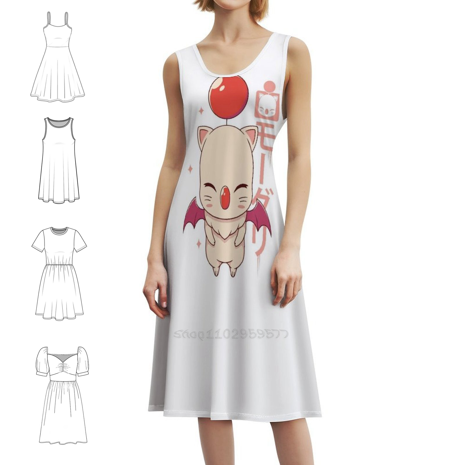 ¡Moogle Kupo! Vestido bohemio  - Women Fashion Gown reseña y precio