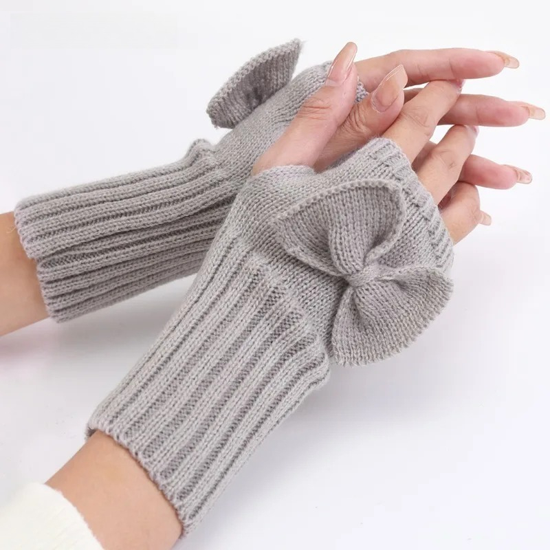 Guantes sin dedos con lazo tej - Women'S Fashion Gloves reseña y precio