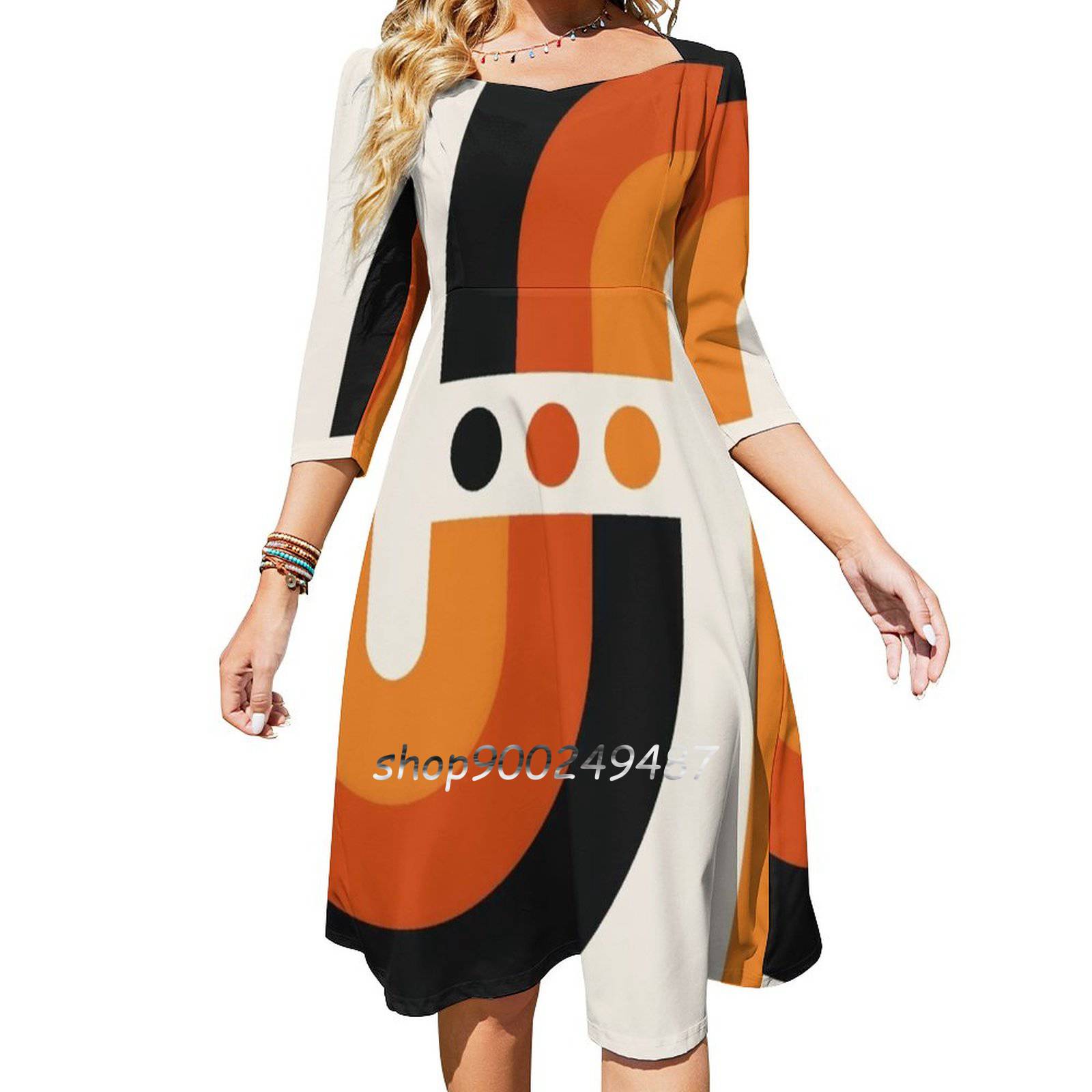 Vestido acampanado con cuello  - Women'S Fashion Of The 60S reseña y precio